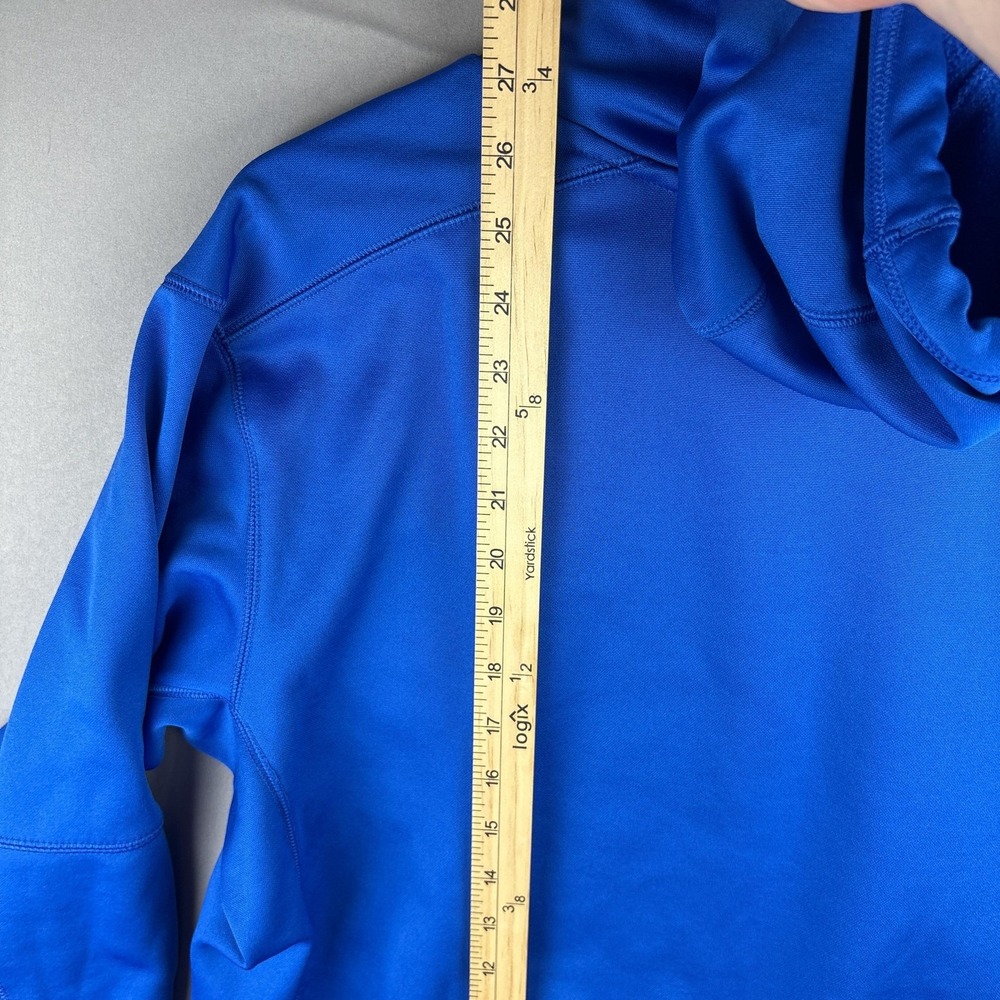 Nike Dri Fit Air Force Falcons Hoodie Mens Medium Blue NCAA Football Sweatshirt - Picture 5 of 6